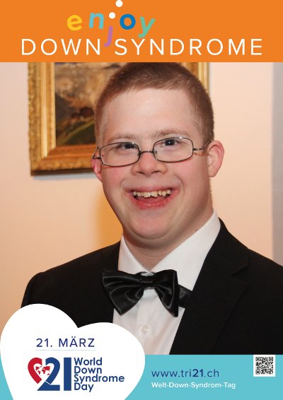 Plakataktion 2017 'enjoy Down Syndrome'