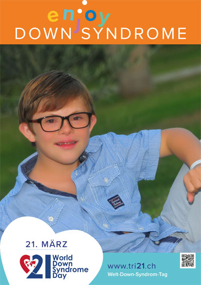 Plakataktion 2017 'enjoy Down Syndrome'