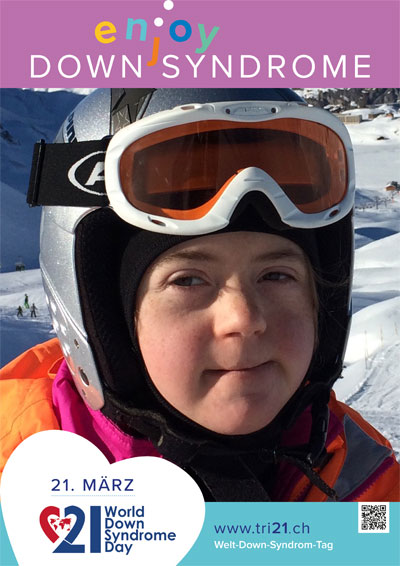 Plakataktion 2017 'enjoy Down Syndrome'