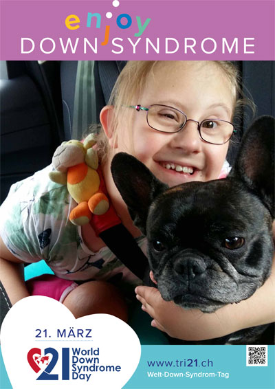 Plakataktion 2017 'enjoy Down Syndrome'