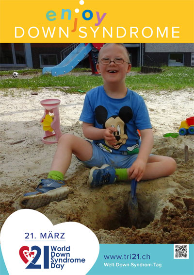Plakataktion 2017 'enjoy Down Syndrome'