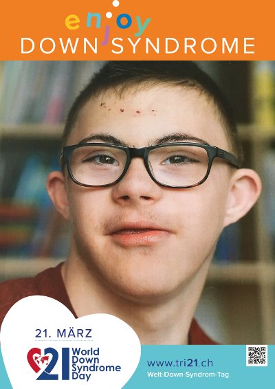 Plakataktion 2017 'enjoy Down Syndrome'
