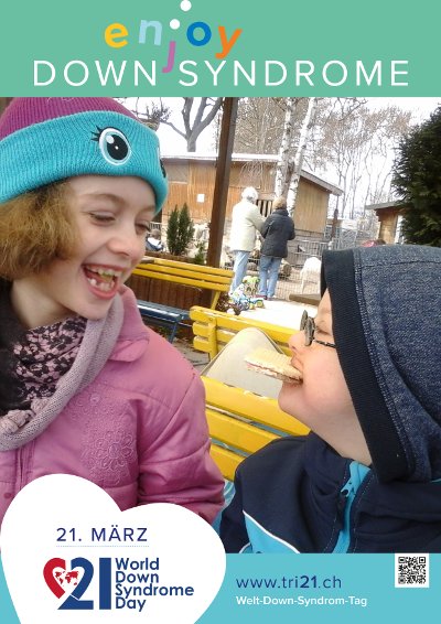 Plakataktion 2017 'enjoy Down Syndrome'