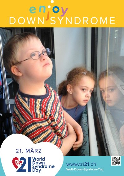 Plakataktion 2017 'enjoy Down Syndrome'