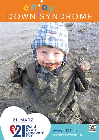 Plakataktion 2017 'enjoy Down Syndrome'