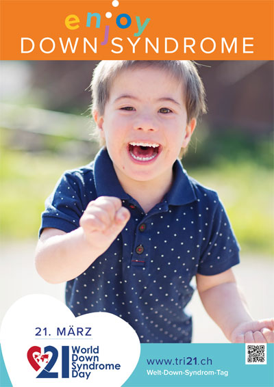 Plakataktion 2017 'enjoy Down Syndrome'