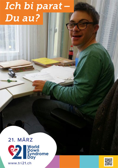Plakataktion 2018 'Ich bi parat – Du au?'