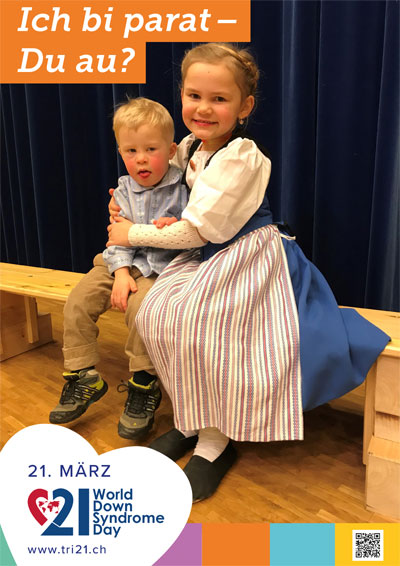 Plakataktion 2018 'Ich bi parat – Du au?'