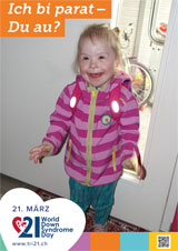 Poster zum Welt Down-Syndrom Tag 2018