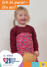 Poster zum Welt Down-Syndrom Tag 2018