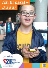 Poster zum Welt Down-Syndrom Tag 2018