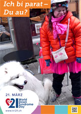 Poster zum Welt Down-Syndrom Tag 2018