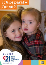 Poster zum Welt Down-Syndrom Tag 2018