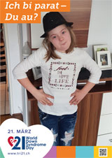 Poster zum Welt Down-Syndrom Tag 2018