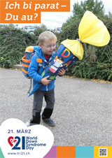 Poster zum Welt Down-Syndrom Tag 2018