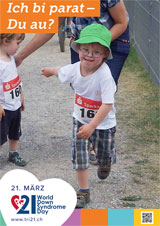Poster zum Welt Down-Syndrom Tag 2018