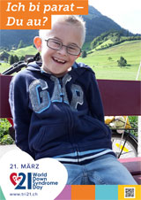 Poster zum Welt Down-Syndrom Tag 2018