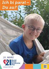 Poster zum Welt Down-Syndrom Tag 2018