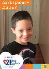 Poster zum Welt Down-Syndrom Tag 2018
