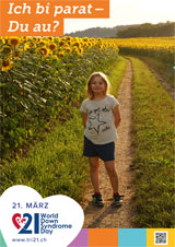 Poster zum Welt Down-Syndrom Tag 2018