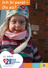 Poster zum Welt Down-Syndrom Tag 2018