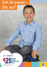 Poster zum Welt Down-Syndrom Tag 2018