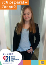 Poster zum Welt Down-Syndrom Tag 2018