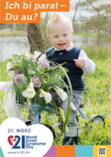Poster zum Welt Down-Syndrom Tag 2018