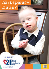 Poster zum Welt Down-Syndrom Tag 2018