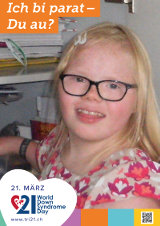 Poster zum Welt Down-Syndrom Tag 2018