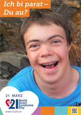 Poster zum Welt Down-Syndrom Tag 2018
