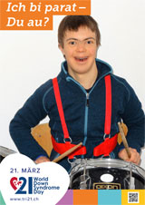 Poster zum Welt Down-Syndrom Tag 2018