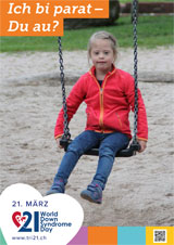 Poster zum Welt Down-Syndrom Tag 2018
