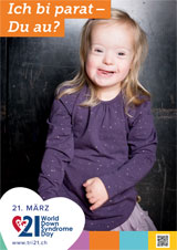 Poster zum Welt Down-Syndrom Tag 2018