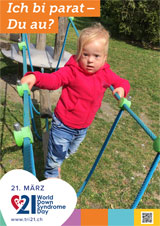 Poster zum Welt Down-Syndrom Tag 2018