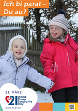 Poster zum Welt Down-Syndrom Tag 2018