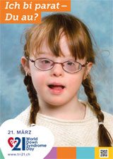 Poster zum Welt Down-Syndrom Tag 2018