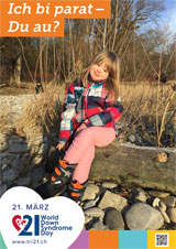 Poster zum Welt Down-Syndrom Tag 2018