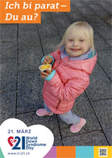 Poster zum Welt Down-Syndrom Tag 2018