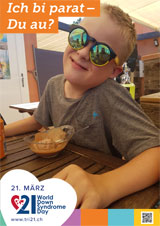 Poster zum Welt Down-Syndrom Tag 2018