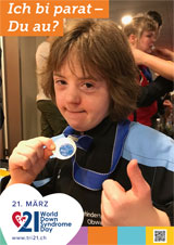 Poster zum Welt Down-Syndrom Tag 2018
