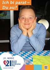Poster zum Welt Down-Syndrom Tag 2018