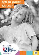 Poster zum Welt Down-Syndrom Tag 2018