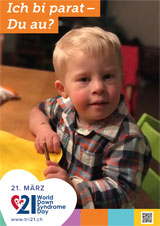 Poster zum Welt Down-Syndrom Tag 2018