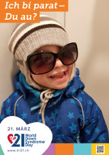 Poster zum Welt Down-Syndrom Tag 2018