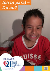Poster zum Welt Down-Syndrom Tag 2018