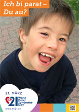 Poster zum Welt Down-Syndrom Tag 2018