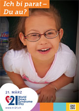Poster zum Welt Down-Syndrom Tag 2018