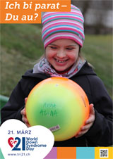 Poster zum Welt Down-Syndrom Tag 2018