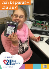 Poster zum Welt Down-Syndrom Tag 2018